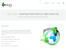 Tablet Screenshot of nexusfuels.com
